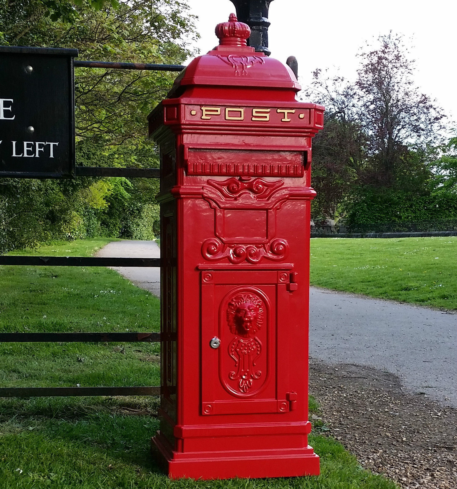 Red Postage Box