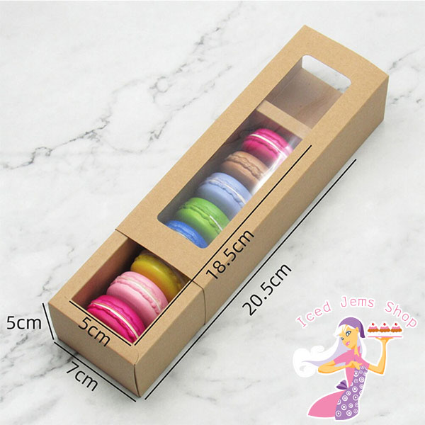 Kraft Macaron Box