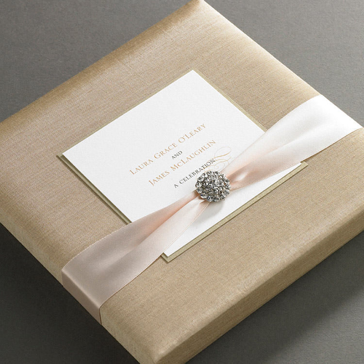 Silk Invitation Box